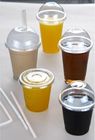 24 أوقية المشروبات الحيوانات الأليفة أكواب الشرب يمكن التخلص منها أكواب بلاستيكية مع أغطية قابلة لإعادة التدوير