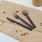 سكين وشوكة بلاستيكية صلبة ، ملعقة شوكة سكين لمطاعم المقاهي