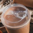 Pp Coffee Cup غطاء بلاستيكي للمشروبات الساخنة 100٪ مصادر متجددة متينة