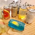 يمكن BPA الحرة 330ml زجاجات المشروبات البلاستيكية الحيوانات الأليفة لبوبا الشاي النبيذ صديقة للبيئة