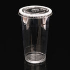 32 أوقية من البلاستيك القابل للتصرف كأس شرب الغذاء الصف الحيوانات الأليفة الوجبات الجاهزة الشرب البارد مع الشعار