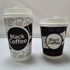 المشروبات 20 أوقية أكواب القهوة يمكن التخلص منها مع أغطية محلات الشاي بوبا حبر الغذاء الصف