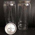 يمكن زجاجات المشروبات البلاستيكية الشفافة 650 مل مع آلة الختم بشعار مخصص