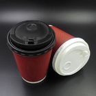 قوة جيدة أغطية كأس قابلة لإعادة الاستخدام ، 90mm Pp Hot Cup أغطية قبة بلاستيكية كبيرة