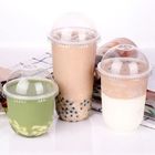 الغذاء الصف الحيوانات الأليفة القهوة أكواب بلاستيكية يمكن التخلص منها 500 مل للمقهى البارد شعار مخصص