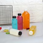 زجاجات المشروبات البلاستيكية PET الزجاجات الشفافة مع غطاء المسمار الألومنيوم