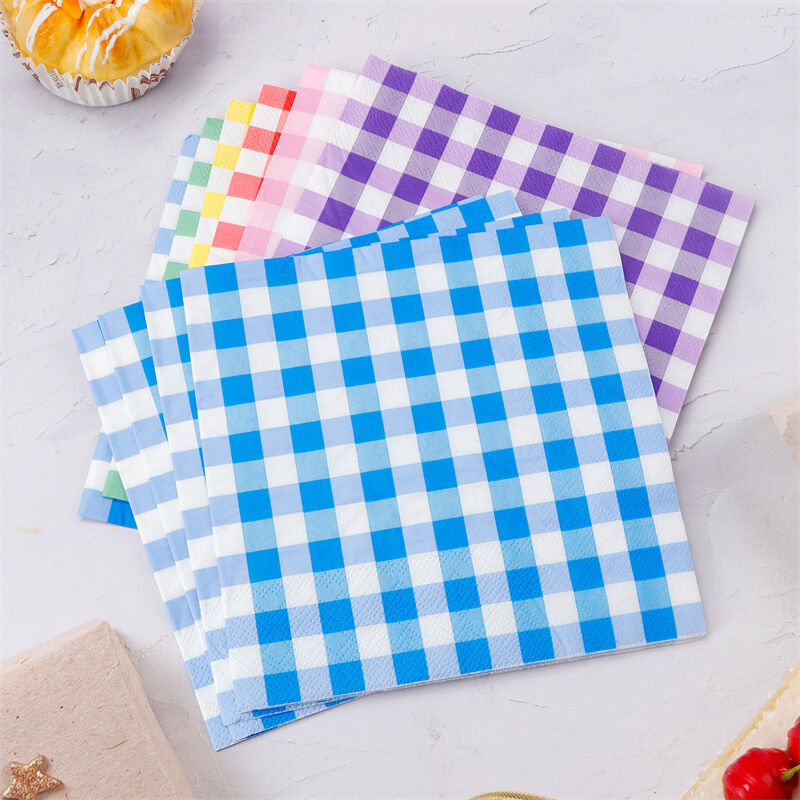 Printed Napkins 25*25cm, Premium Disposable Restaurant Napkins for Cross-Border Holidays, Parties, and Gatherings